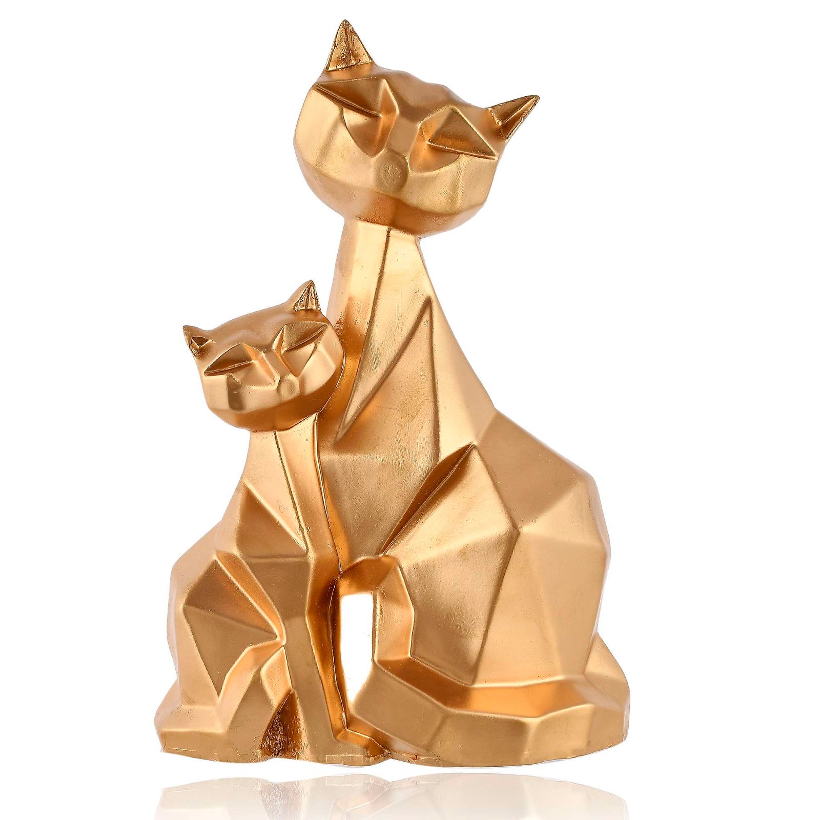Handcrafted polyresin Cat Family - Image 4